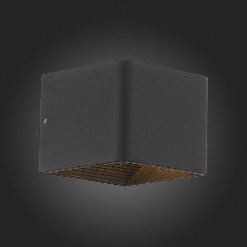SL455.041.01 Светильник настенный ST-Luce Черный/Черный LED 1*6W 3000K Настенные светильники