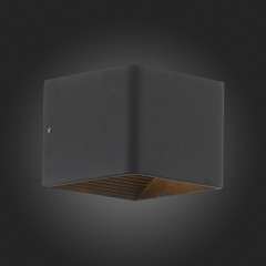 SL455.041.01 Светильник настенный ST-Luce Черный/Черный LED 1*6W 3000K Настенные светильники