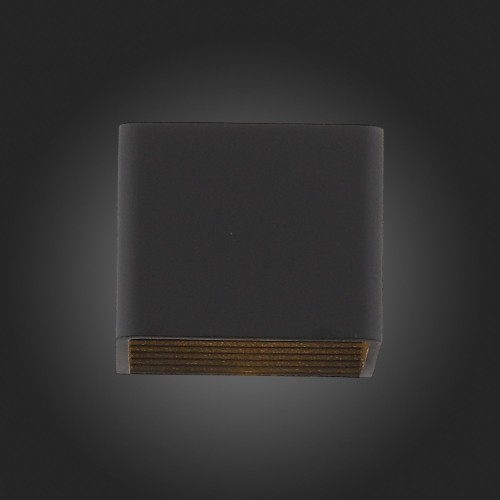 SL455.041.01 Светильник настенный ST-Luce Черный/Черный LED 1*6W 3000K Настенные светильники