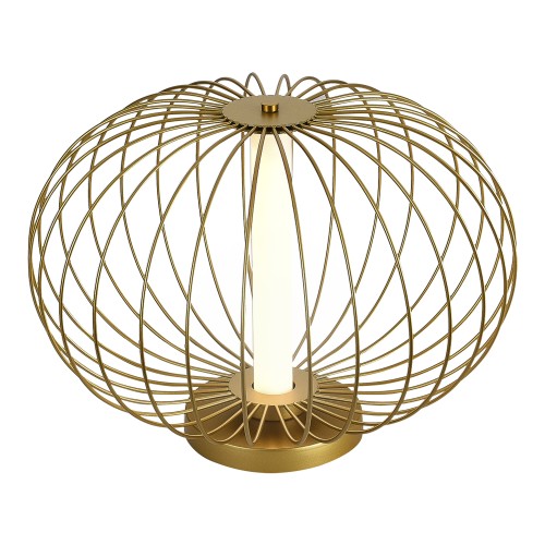 SL6124.204.01 Прикроватная лампа ST-Luce Золотистый/Золотистый LED 1*10W 3000K SLICE