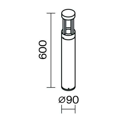 Ландшафтный светильник Outdoor O458FL-L9GF3K