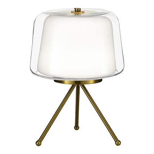 SL6127.304.01 Прикроватная лампа ST-Luce Латунь/Белый, Прозрачный LED 1*16W 3000K PANDORA