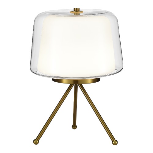 SL6127.304.01 Прикроватная лампа ST-Luce Латунь/Белый, Прозрачный LED 1*16W 3000K PANDORA