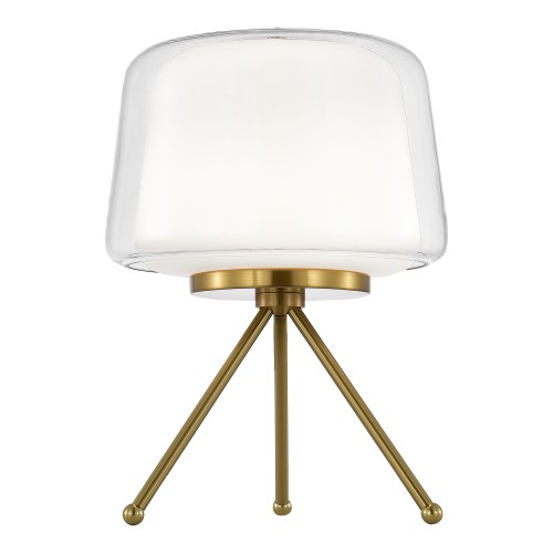 SL6127.304.01 Прикроватная лампа ST-Luce Латунь/Белый, Прозрачный LED 1*16W 3000K PANDORA