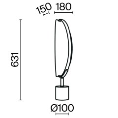 Настольный светильник Maytoni MOD281TL-L15BS3K