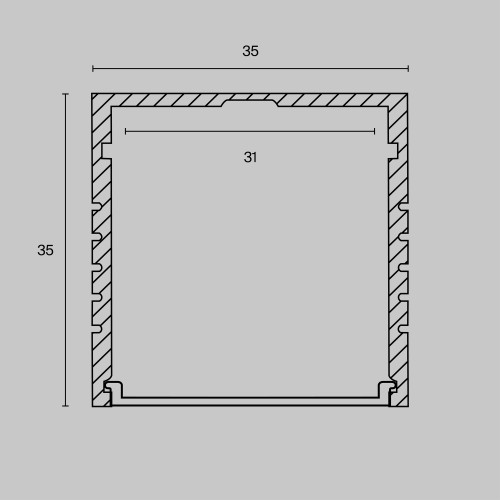 Комплектующие к светодиодной ленте Led Strip ALM-3535A-S-2M