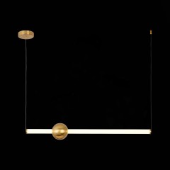 SL1222.203.01 Светильник подвесной ST-Luce Золотистый/Золотистый, Белый LED 1*18W 4000K ANGURRA