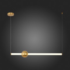 SL1222.203.01 Светильник подвесной ST-Luce Золотистый/Золотистый, Белый LED 1*18W 4000K ANGURRA