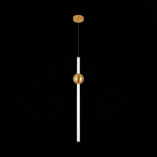 SL1222.213.01 Светильник подвесной ST-Luce Золотистый/Золотистый, Белый LED 1*18W 4000K ANGURRA