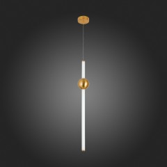 SL1222.213.01 Светильник подвесной ST-Luce Золотистый/Золотистый, Белый LED 1*18W 4000K ANGURRA