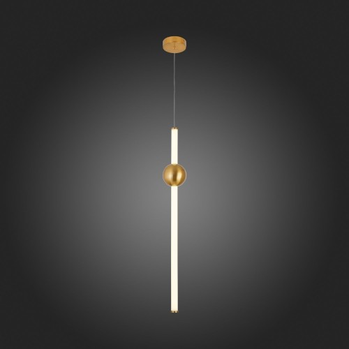 SL1222.213.01 Светильник подвесной ST-Luce Золотистый/Золотистый, Белый LED 1*18W 4000K ANGURRA