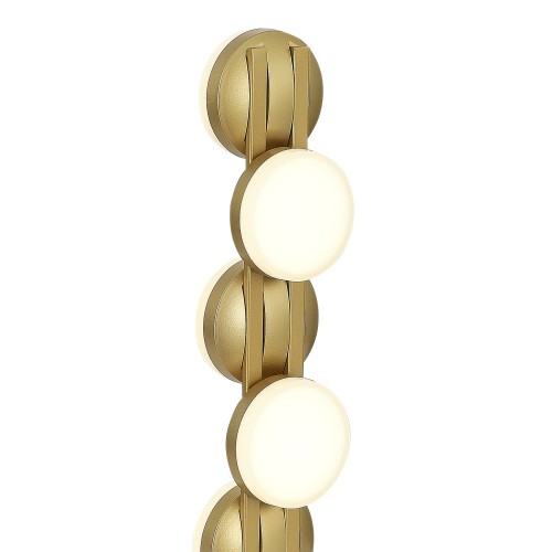 SL6610.204.06 Прикроватная лампа ST-Luce золотистый/белый LED 1*12W 4000K MONRO