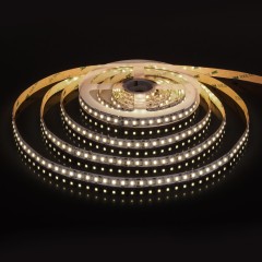 Лента светодиодная 24 В 16 Вт/м 240 Led/м 2835+2835 IP20, MIX теплый белый 3300K/холодный белый 6500K, 5 м Лента светодиодная 24V 16W 240Led 2835+2835 IP20 MIX теплый белый/холодный белый, 5м