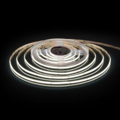 Светодиодная лента 24 В 11 Вт/м 352 Led/м COB IP20, холодный белый 6500K, 5 м Лента светодиодная 24V 11W 352Led COB IP20 холодный белый, 5м