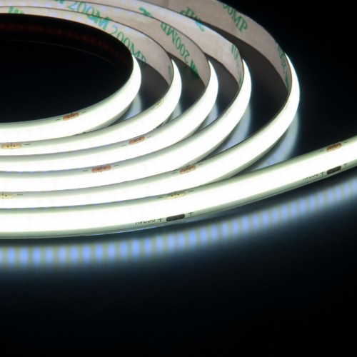 Светодиодная лента 24 В 11 Вт/м 352 Led/м COB IP20, холодный белый 6500K, 5 м Лента светодиодная 24V 11W 352Led COB IP20 холодный белый, 5м