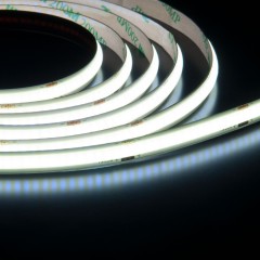 Светодиодная лента 24 В 11 Вт/м 352 Led/м COB IP20, холодный белый 6500K, 5 м Лента светодиодная 24V 11W 352Led COB IP20 холодный белый, 5м