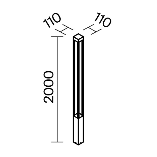 Садово-парковый светильник Outdoor O424FL-L25GF