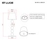 SL1011.404.01 Прикроватная лампа ST-Luce Черный/Черный LED 1*3W 3000-6000K EASE