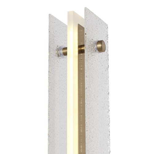 SL6245.205.01 Светильник напольный ST-Luce золотистый/Прозрачный LED 1*20W 4000K FAGY