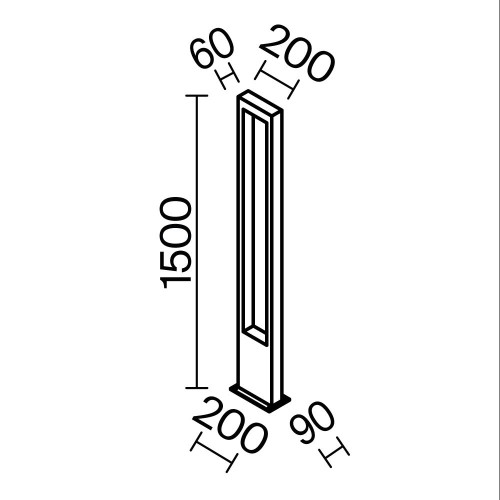 Садово-парковый светильник Outdoor O425FL-L20GF