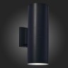 SL074.411.02 Светильник уличный настенный ST-Luce Черный/Черный LED 2*8W 4000K TUBO