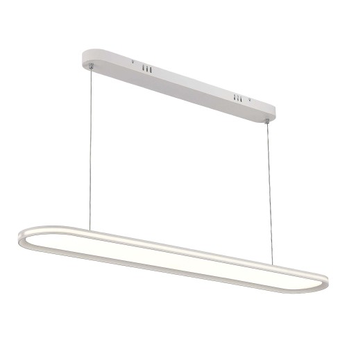 ST615.543.68 Светильник подвесной Белый LED 2*56+12W 4000K 5 780Lm Ra>80  IP20 L1 200xW150xH35 180-2 Подвесные светильники