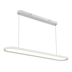 ST615.543.68 Светильник подвесной Белый LED 2*56+12W 4000K 5 780Lm Ra>80  IP20 L1 200xW150xH35 180-2 Подвесные светильники