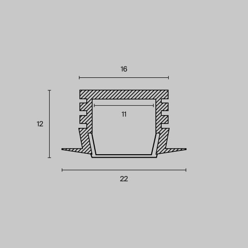 Комплектующие к светодиодной ленте Led Strip ALM006S-2M