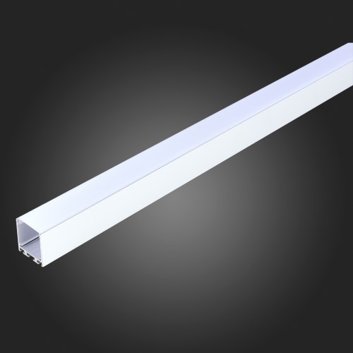 ST017.129.09 Накладной алюминиевый профиль с рассеивателем(к-т: 2 загл) ST-Luce Алюминий анодированн Светодиодные ленты