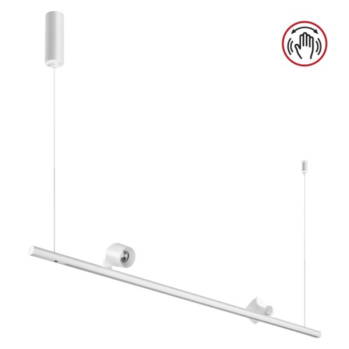 359308 OVER NT24 288 белый Светильник подвесной диммируемый (сенсер) IP20 LED 14W+14W 4000K 220-240V FERMO