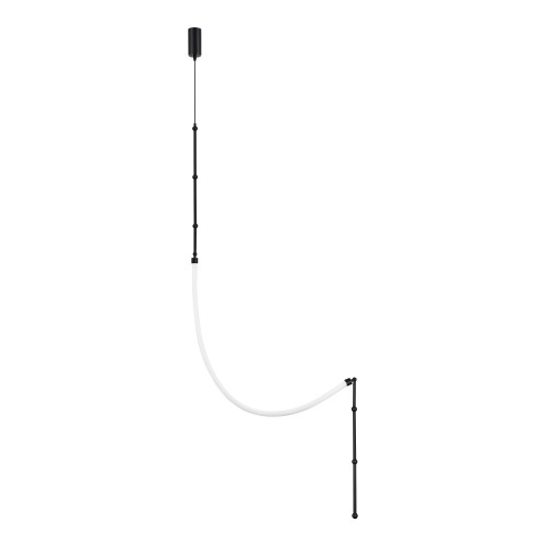 SL6132.401.20 Светильник настенно-потолочный ST-Luce Черный/Белый LED 1*20W 3000K STRAP