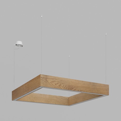 Подвесной светодиодный светильник Ledron KVADRO Basic 210 Black 4000K