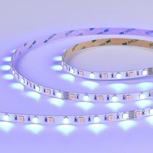 ST019.318.20RGBW Светодиодная лента SMD5050  - 17.28W/M 3000K+RGB 300Lm Ra>90 IP20 L5000xW10xH- 24V Светодиодные ленты