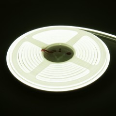 Светодиодный гибкий неон 24 В 10 Вт/м 120 Led/м 2835 IP65, холодный белый 6500K, 5м 24V 10W 120Led 2835 IP65